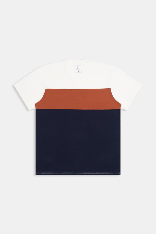 Camiseta masc super 1275199 rec tricolor off white