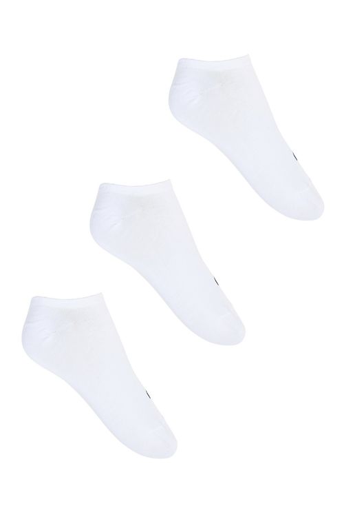 Kit 3x1 meias rp confort curto - branco branco