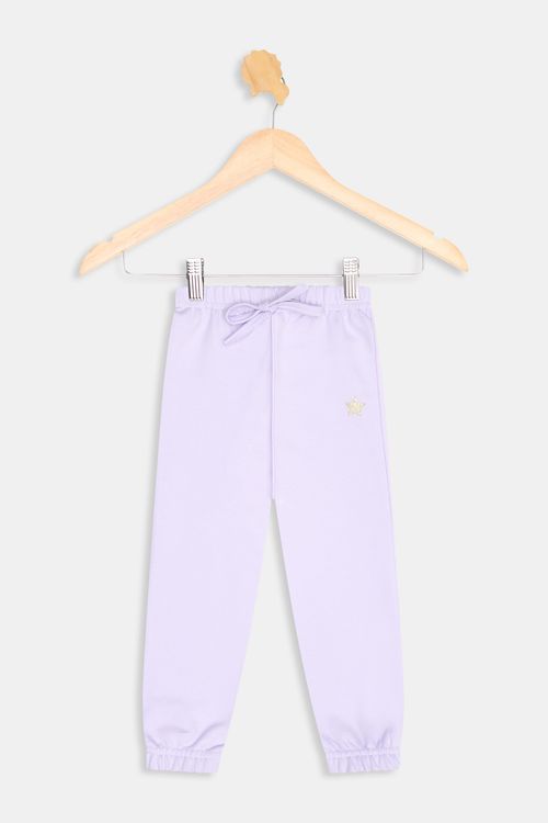 Calça inf1/3nas moletom lilás patch iba2 lilas