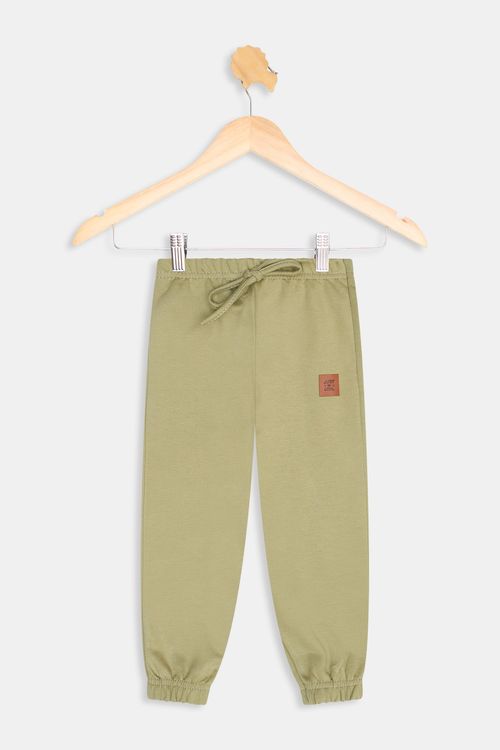 Calça inf1/3nos moletom chumbo patch ita verde medio