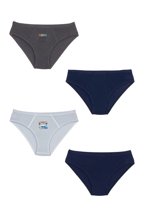 Kit 4x1 cueca 8 - monstros sortido
