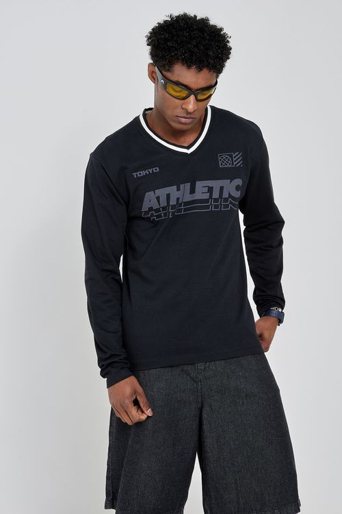 Camiseta mas street c88i25078 ml est pre preto