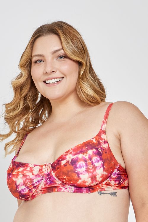 BIQUINI TOP FPM AFRT407 TIE DYE - ESTAMPADO