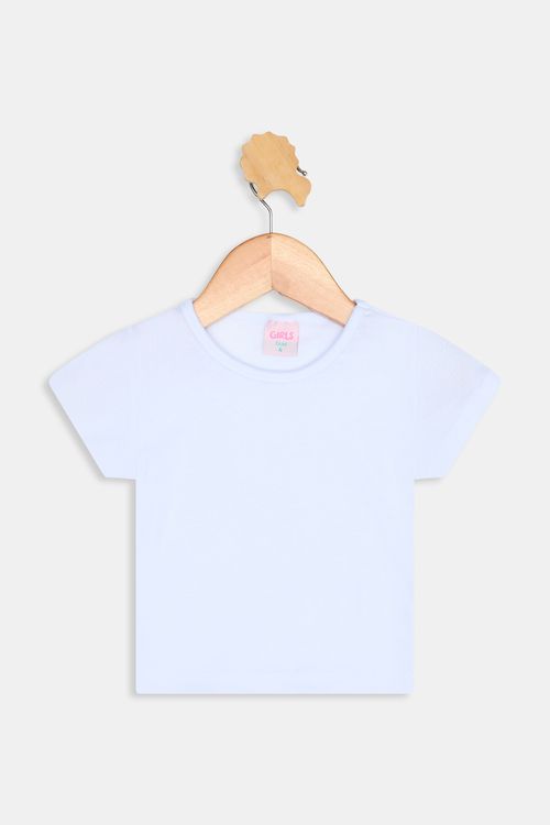 Blusa inf4/8nas rib liso branco branco