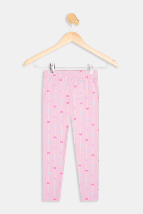 Legging inf4/8nas rosa claro rosa claro