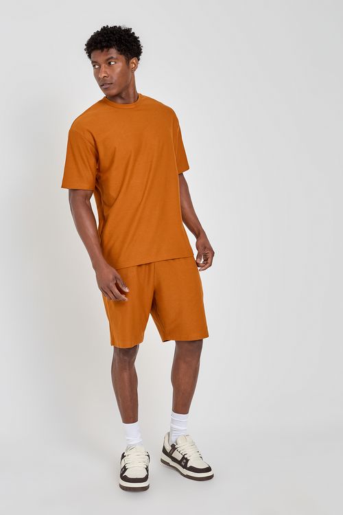 Bermuda masc trendy cdm217 mol marrom marrom medio