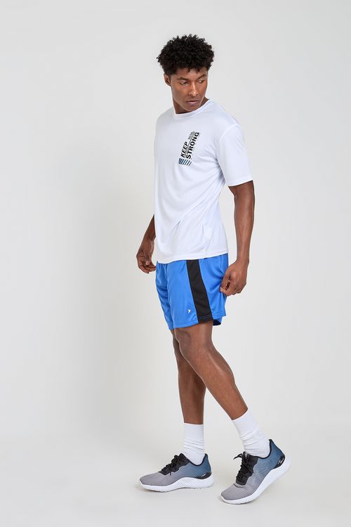 Shorts Esportivo Masculino Caedu Azul Médio