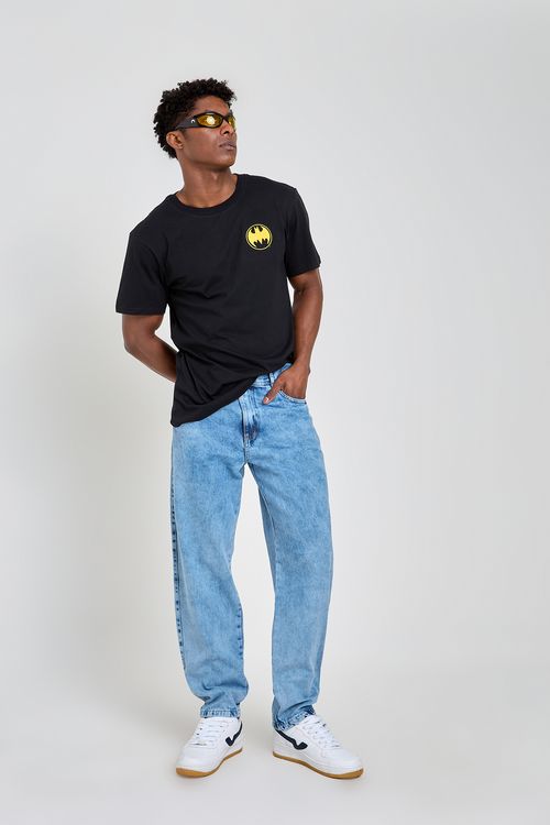 Calca masc conte 70088c baggy jns cl jeans claro