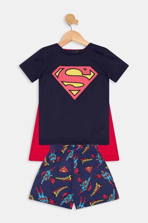 Acess info atj045 pijama mc superman azul escuro