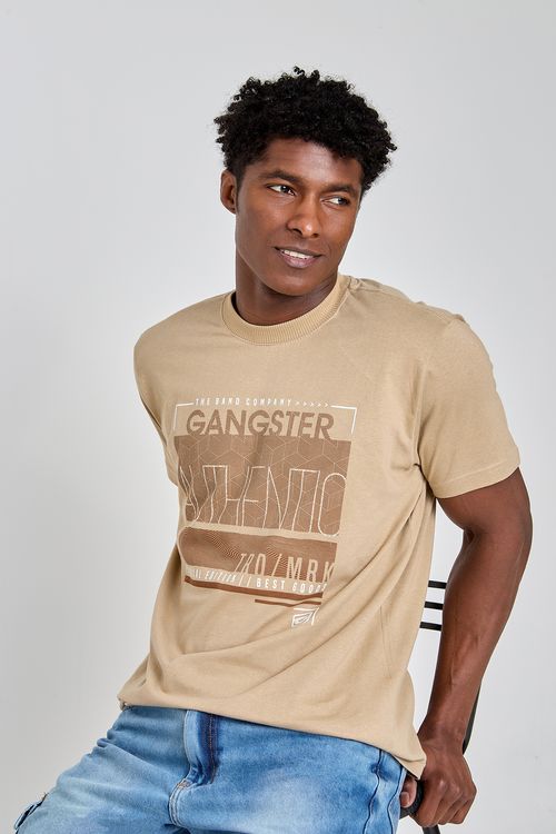 Camiseta Masculina Caedu Street Gangster Algodão Sortida