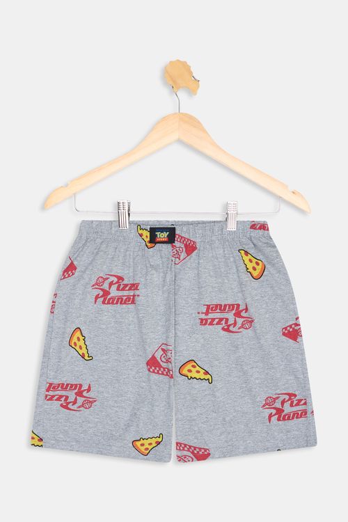 Samba Canção Infantil Menino Cinza Juvenil Toy Story Pizza Planet