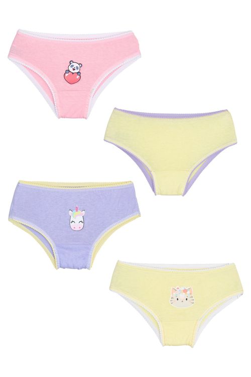 Kit 4x1 calcinha - 2 - summer sortido