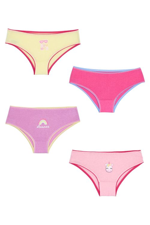 Kit 4x1 calcinha 8 - summer sortido