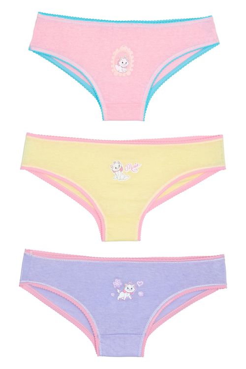 Kit calcinha marie 3x1 -  tam 6 sortido
