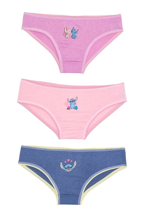Kit calcinha stitch 3x1-tam 10 sortido