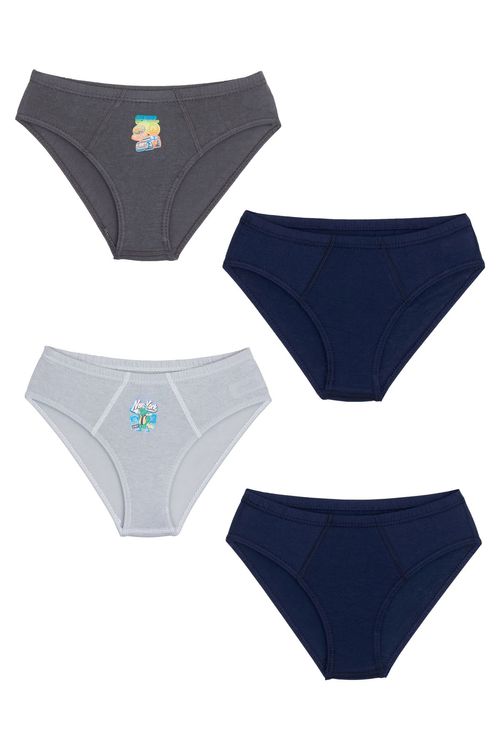 Kit 4x1 cueca 10 - monstros sortido