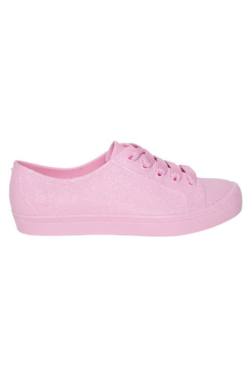 Tênis Infantil Caedu Basic Glitter Rosa Quartzo