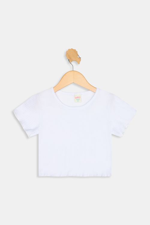 Blusa inf10/16nas rib liso branco branco