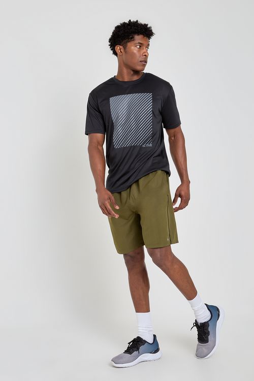 Short Masculino Verde Escuro