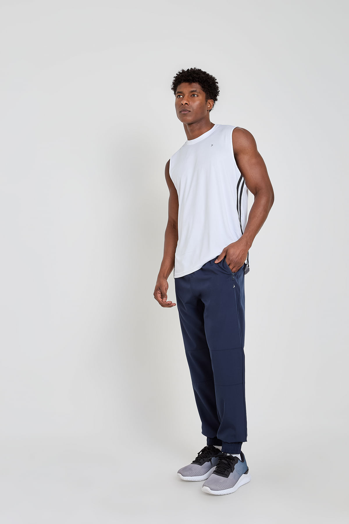 Calça Jogger Masculina Progressive Azul Noturno - imagem 1