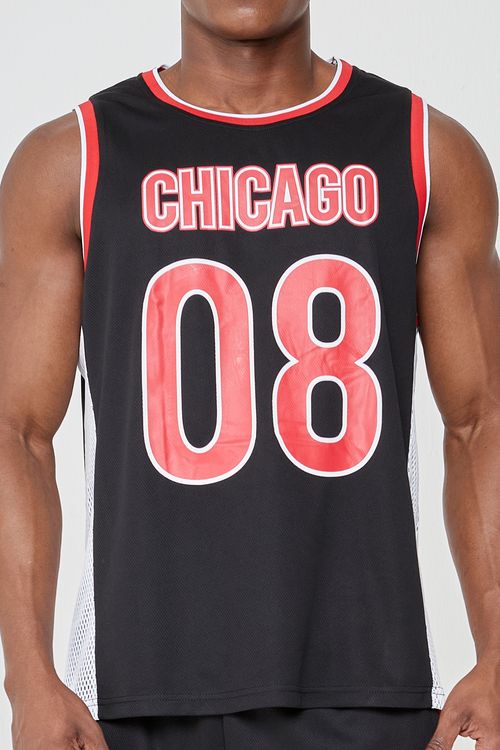 Regata Masculina Dry Tech Basquete Preta Caedu