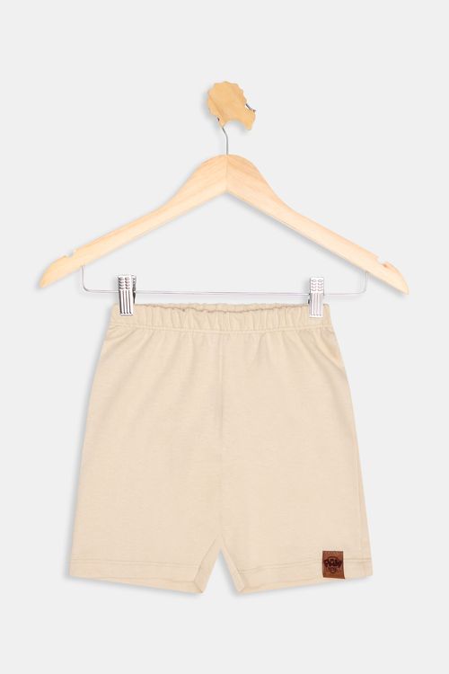 Bermuda Infantil Menino Bege Claro Patch PATROL