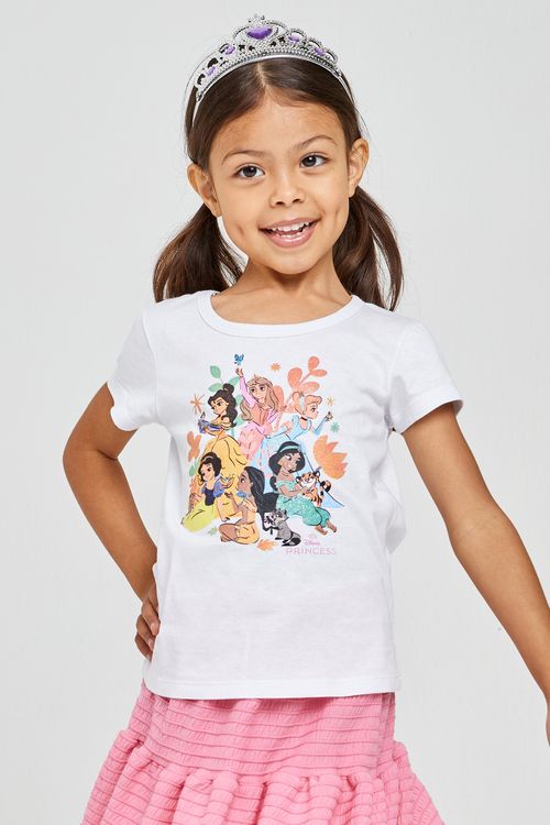 Blusa inf4/10nas princesa bran 037905-5 branco