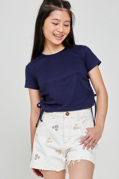 Blusa inf4/8nas rib colissê lilas lilas