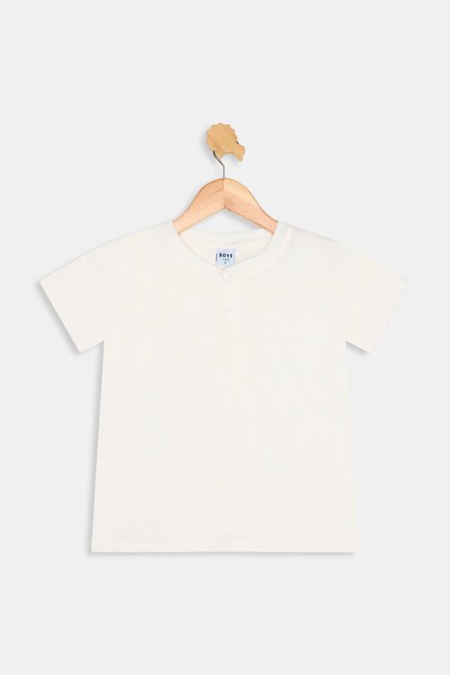 Camiseta inf 1/3 nos malha liso branco