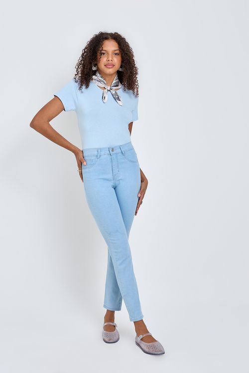 Calça Jeans Feminina Caedu Azul Claro - Promoção
