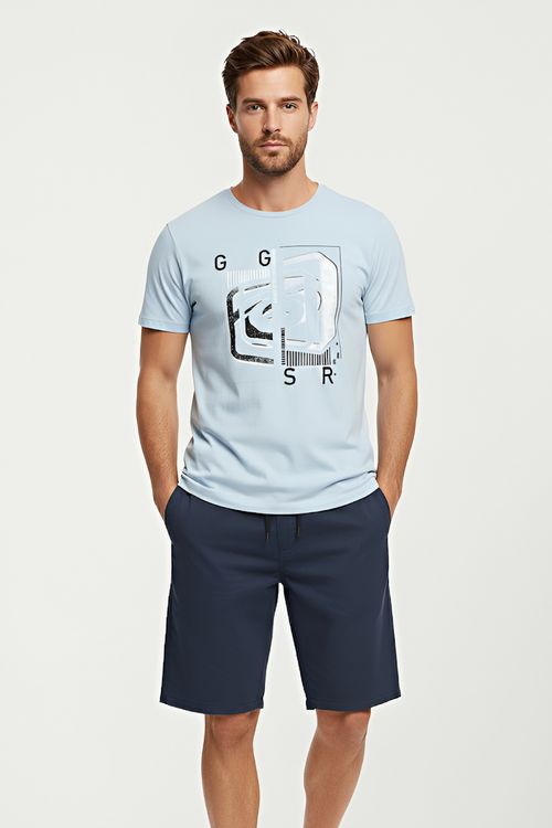 Camiseta Masculina Street Silk Caedu Algodão Sortida