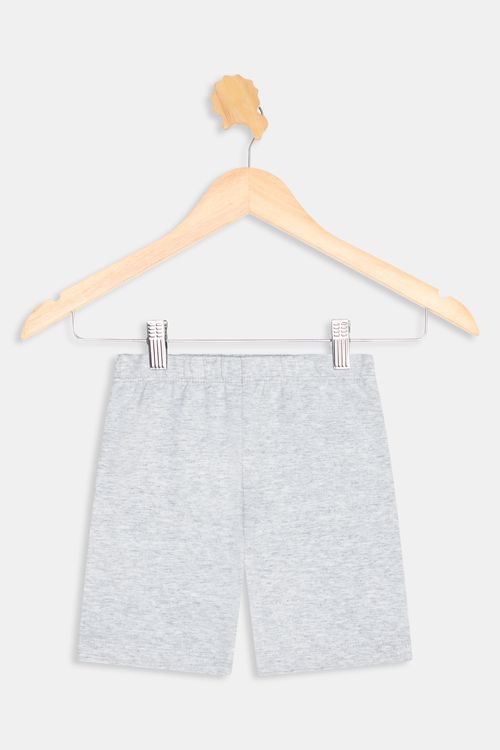 Shorts Ciclista infantil menina Mescla Claro Liso