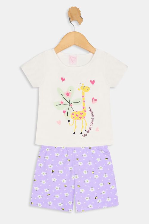 Conj inf1/3nas 1 promo coleção girafa off white