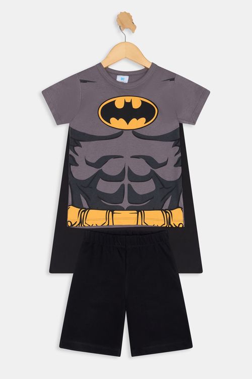 Conjunto Fantasia Batman Infantil Caedu com Capa
