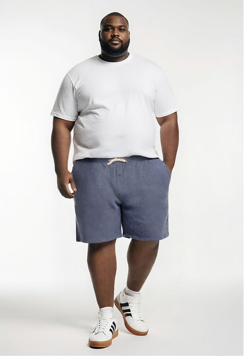 Shorts Masculino Caedu Spr Eco Sarja Azul Marinho