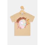 Camiseta Infantil Spider-Man Caedu Algod o Bege 0