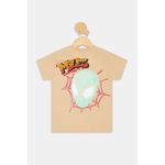 Camiseta Infantil Spider-Man Caedu Algod o Bege 1