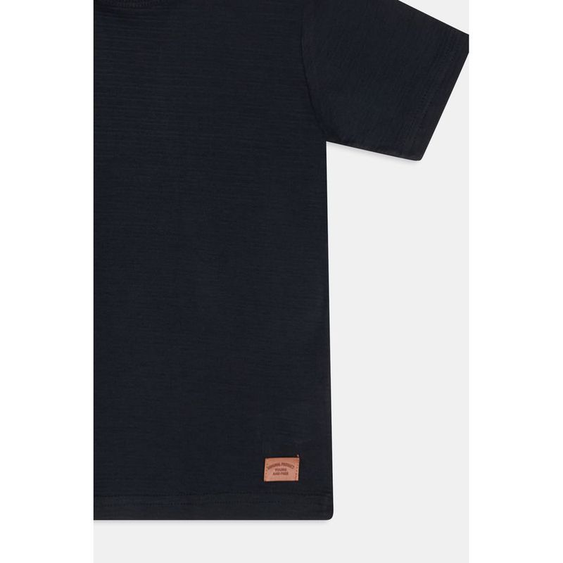 Camiseta Infantil Masculina Preta Algod o Caedu 3