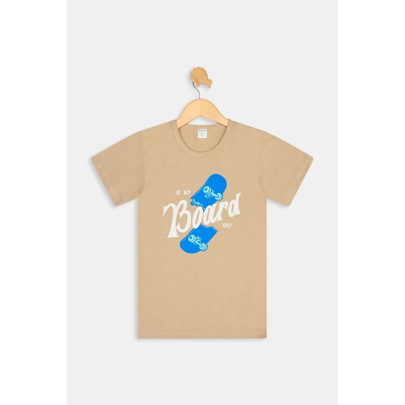 Top Infantil Caedu Skate Algod o Bege - Conforto e Estilo 0