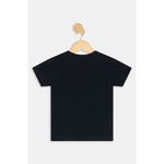 Camiseta Infantil Caedu Preta Manga Curta Animal 1