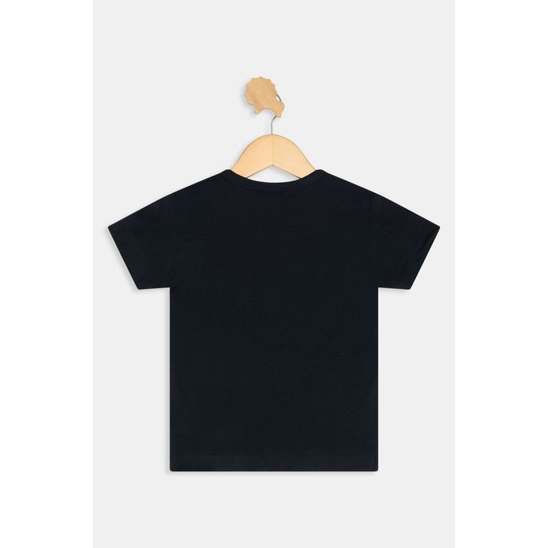 Camiseta Infantil Caedu Preta Manga Curta Animal 1