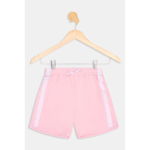 Short Infantil Caedu Rosa Claro Moletom Menina 10-16 Anos