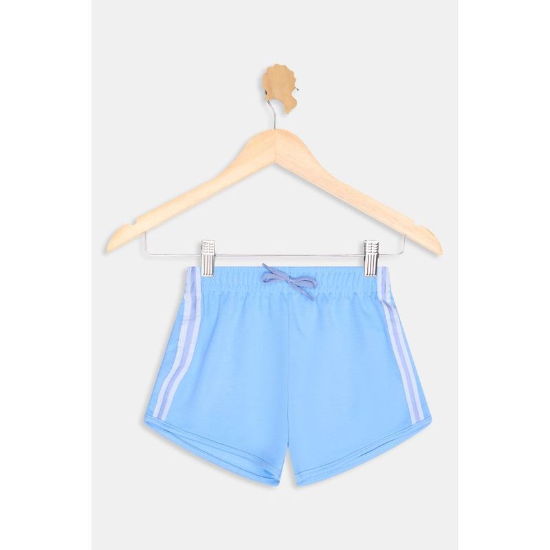 Short Infantil Caedu Azul Claro Listras Brancas 10-16 Anos 0