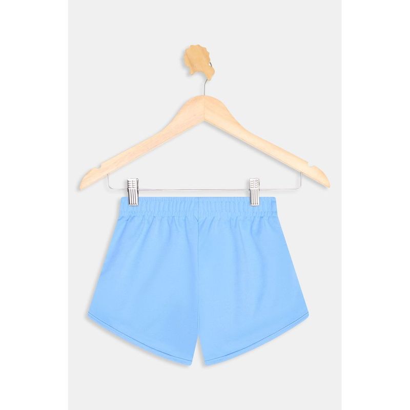Short Infantil Caedu Azul Claro Listras Brancas 10-16 Anos 1