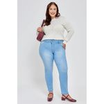 Tric  Feminino Caedu Quadriculado Lurex Off White 3