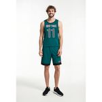 Short Masculino Caedu Basquete Leve Microfibra Verde Escuro 0