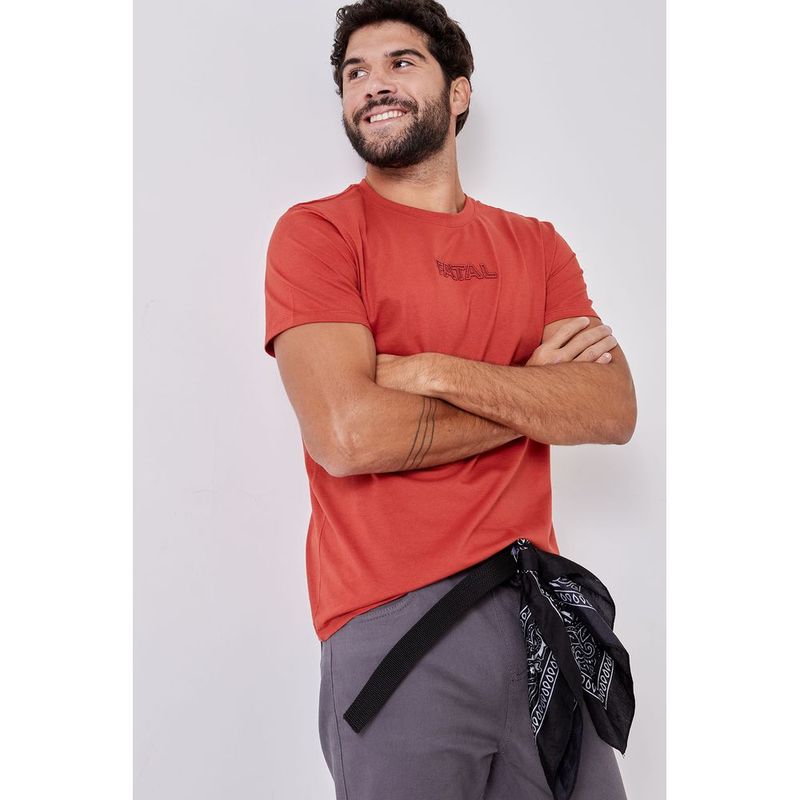 Camiseta Masculina Caedu Fatal Silk Algod o Vermelha 0