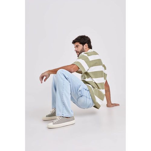 Calça Masculina Baggy Jeans Claro Caedu