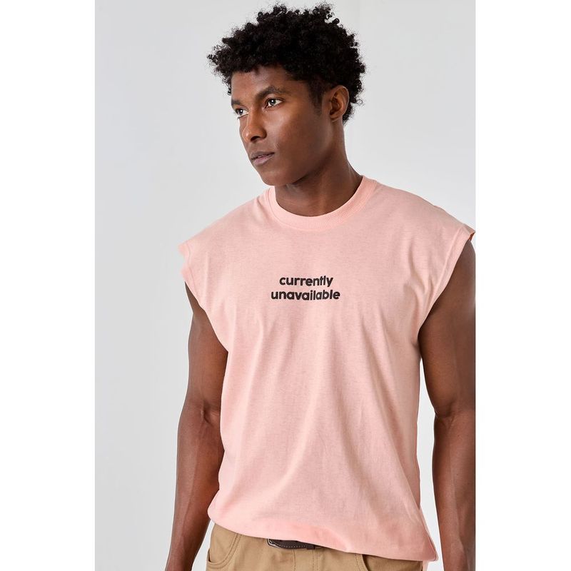 Regata Masculina Mach o Caedu Rosa M dio Algod o Trendy 0