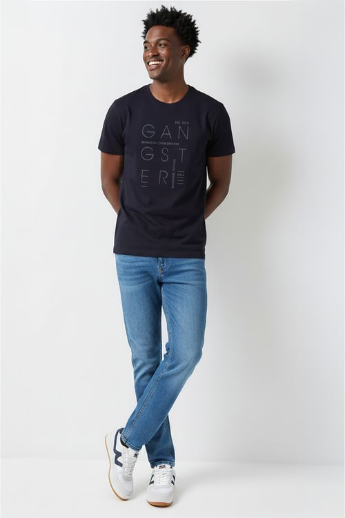 Calça Jeans Masculina Azul Médio Clássico